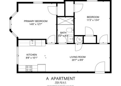 A Apartment Floor Plan