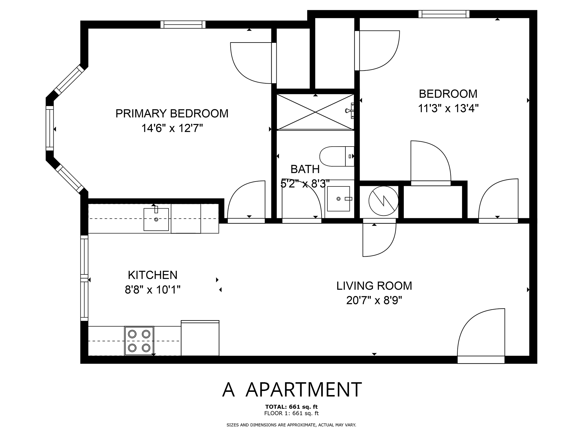 A Apartment Floor Plan