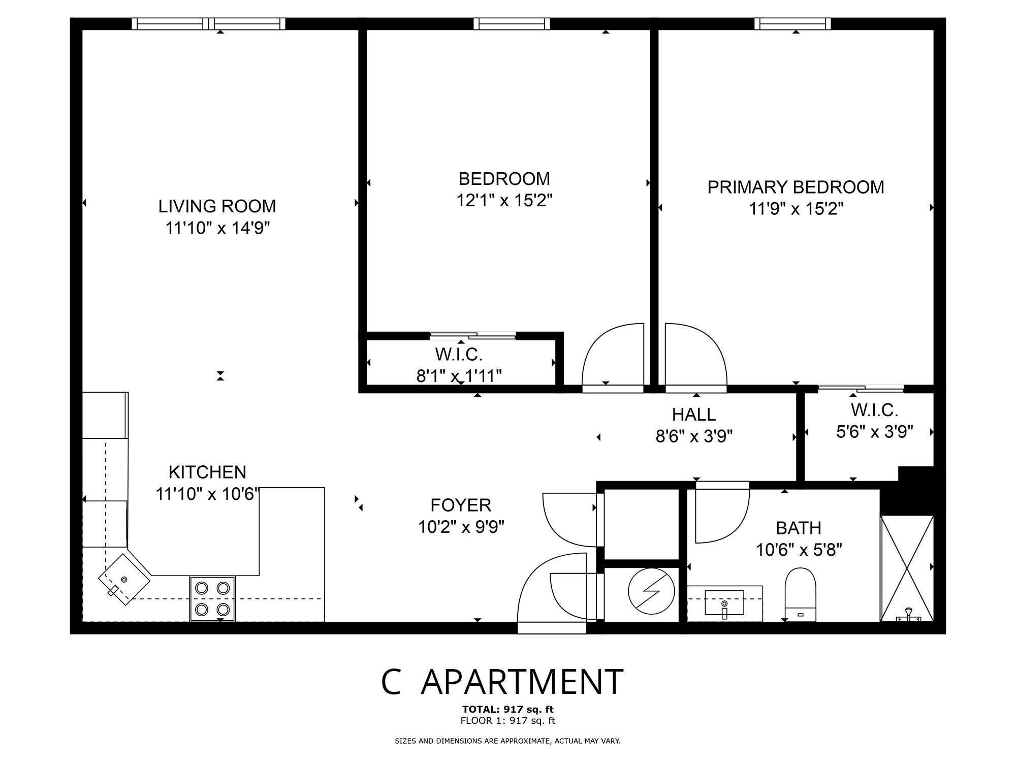 C Apartment Floor Plan