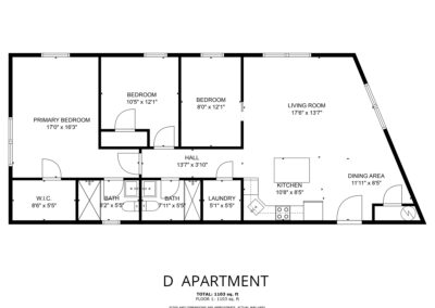 D Apartment Floor Plan